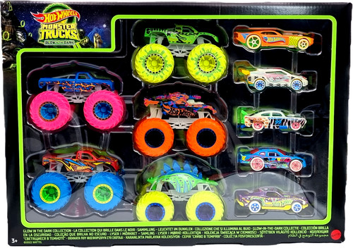 Hot wheels glow the dark - hot,