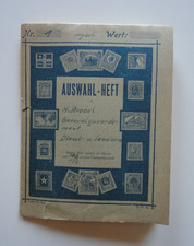Briefmarken auswahl heft - briefmarken, auswahl-heft