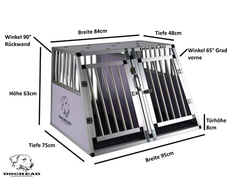 Doghead hundetransportbox alu - doghead,