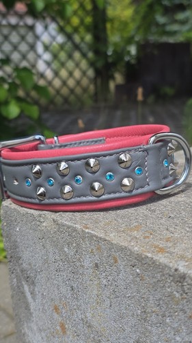 Hundehalsband 45cm leder - 45cm,