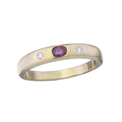 Oeding erdel band ring rubin - band,