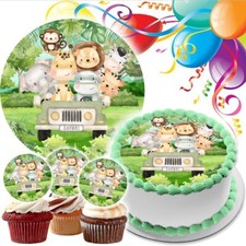 Safari Tiere Tortenaufleger