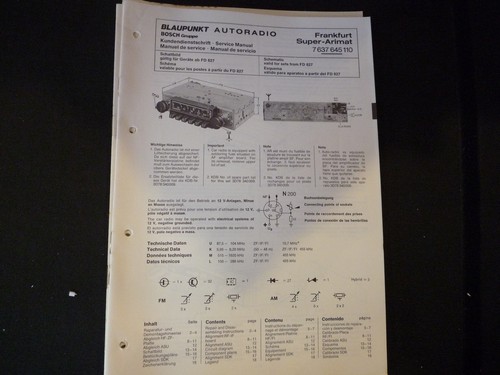 Original service manual - service,