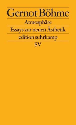 Gernot böhme atmosphäre - gernot,