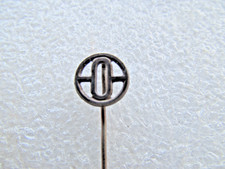 alte Anstecknadel - unbekannt - Sport Verein - Nadel 835 Silber ca. 1 cm