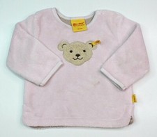 Steiff Kuscheliger Pullover Mädchen Baby Oberteil Gr. 68 Rosa  #T-25