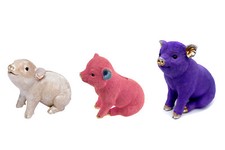 Spardose Sparschwein Sparbüchse Silber Champagner Schweinchen Pink Gelddose