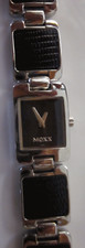 MEXX Damenuhr Stahl Leder