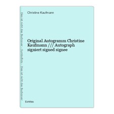 Original Autogramm Christine Kaufmann /// Autograph signiert signed signe 319932
