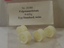 Carrera Exclusiv Felgensatz Nr.20380 - 1:24 / 1/24 Slotcar - NEU! (SO7120)