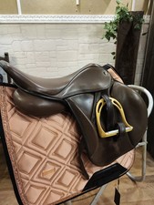 Hennig Springsattel 17,5 Braun