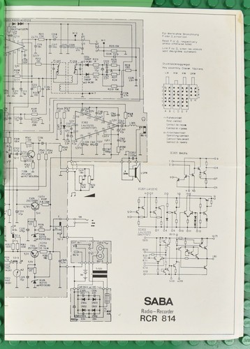 Saba rcr 814 schaltplan - 814,