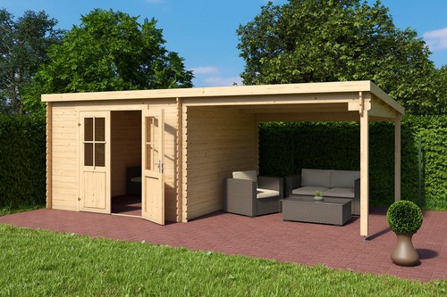 Gartenhaus holz 28mm - gartenhaus, lennox