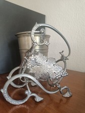 Zinn Sektkübel/Weinkühler und dekorativer Flaschenständer