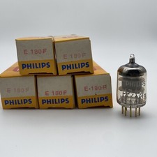 Philips E180F = 6688 SQ Röhre geprüft-NOS in OVP Gold Pins same Code Tube Δ-Code