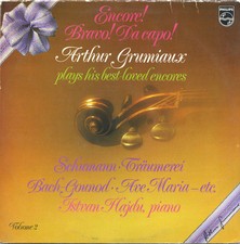 Arthur Grumiaux, Istvan Hajdu* Encore! Bravo! Da Ca LP Vinyl Schallplatte 0003