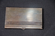 Visitenkarten Etui Vintage versilbert / silber farbend wunderschön ? patina 