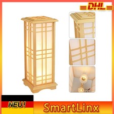 Chinesische Holz Stehlampe Standleuchte Bodenlampe Lampen LED Wohnzimmer Licht