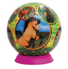 Ravensburger Puzzleball Kunterbunte Pferdewelt 3D Puzzle Pferde Kinder 240 Teile