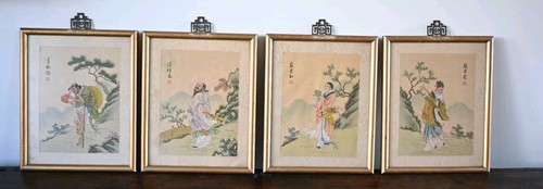 Antik japanisches gemälde - gemälde, 4