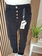 ❤️  wie Jewelly Boyfriend Baggy Jeans Hose K2767-1 in Schwarz bis Gr. XXXXL