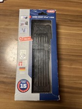 Abus Faltschloss BORDO GRANIT™ XPlus™ 6500/110 black 2xSchlüssel plus Codekarte