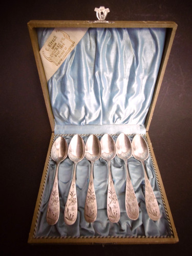 Kaffeelöffel 800er silber - 6,