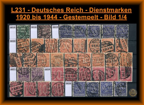 L231 briefmarken sammlung - l231,