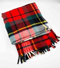 Schottendecke kariert bunt Retro Vintage Oldtimer Rückbank Deko Sammler Vintage 