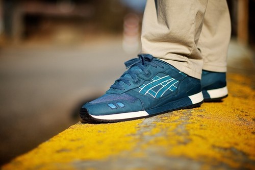 Asics gel lyte iii navy - gel,