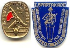 2 DDR Abzeichen : Spartakiade