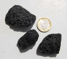 Tektit schwarz, Tektite, 3