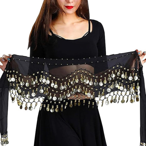 Bauchtanz hüfttuch damen mit - damen,
