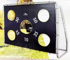 Fußballtor mit Torwand für