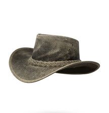 Lederhut western cowboy - lederhut, unisex