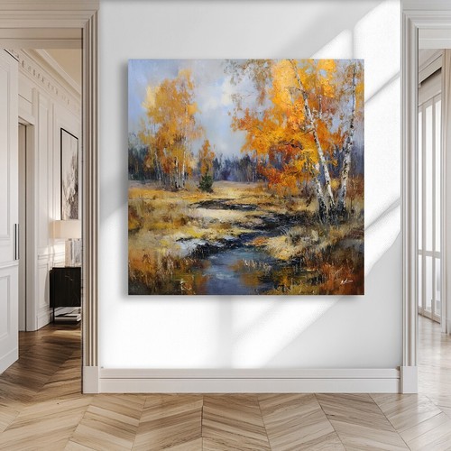 Leinwandbild wald bäume - wald,