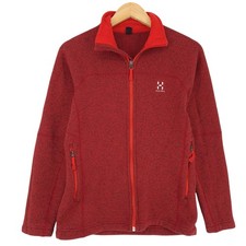 Haglofs Fleecejacke Herren Camping Wandern Rot Gf0 Größe S