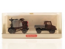 1:87 Wiking 4050226 Gussasphaltkocher mit Unimog U 140 W48 