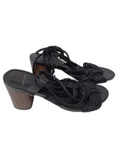 VAGABOND Sandaletten Damen Gr. 39 Schwarz Elegant Riemchensandalen Blockabsatz