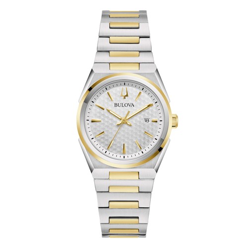Bulova damenuhr 28mm - 28mm, stahl
