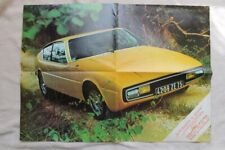 32B 696 Matra Simca Bagheera Falt-Poster IAA deutschsprachig Prospekt Brochure