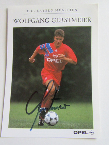Wolfgang gerstmeier signiert - wolfgang,
