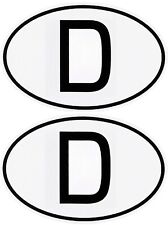 2 x D-Schild Deutschland D