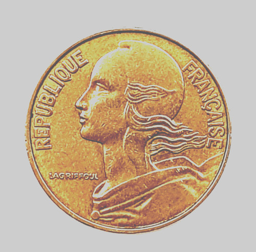 Centimes 1976 republique - 1976,