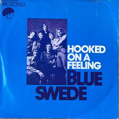 Blue swede hooked on a - blue,