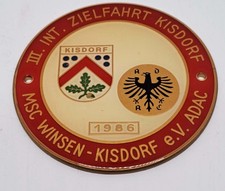 Plakette kisdorf 1986 - plakette,