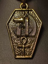 Ägypten Pharao Halskette in Gold im Antik - Design auffallend groß und schön