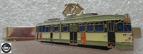 Krawattenklammer straßenbahn - krawattenklammer,