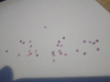 1 einzelner light pink hell rosa Saphir round facet ca. 0,9 mm