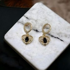 Herz Ohrringe Ohrhänger 585